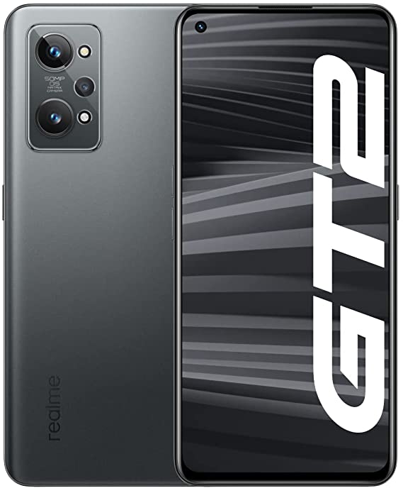 realme GT2 5G Smartphone Libre, Pantalla AMOLED de 120 Hz, Snapdragon 888 5G, Diseño inspirado en papel, Gran batería de 5000 mAh, Carga SuperDart de 65 W, Dual SIM, 8 128 GB, Acero Negro