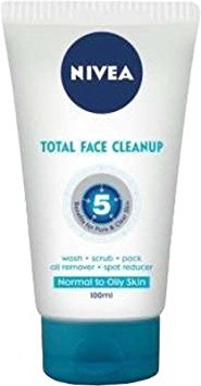 Nivea Total Face Clean Up Face Wash(100 ml)