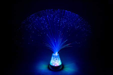 Funtime Gifts Fibre Optic Ice Lamp (Blue)