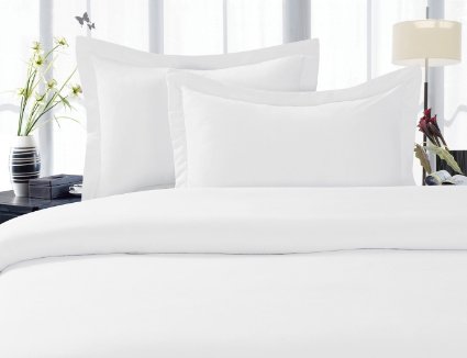 Elegant Comfort® 1500 Thread Count Wrinkle,Fade and Stain Resistant 4-Piece Bed Sheet set, Deep Pocket, HypoAllergenic - California King White