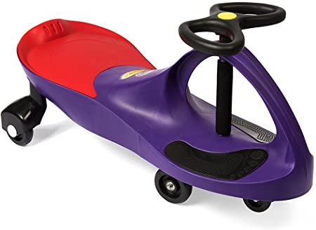 The Original PlasmaCar by PlaSmart - Purple - Ride On for Ages 3 Years and Up - No Batteries, Gears or Pedals - Twist, Turn, Wiggle for Endless Outdoor Fun- Sit Down Kids Riding Push Around Toy