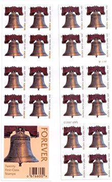 USPS Forever Stamps Liberty Bell Booklet of 20
