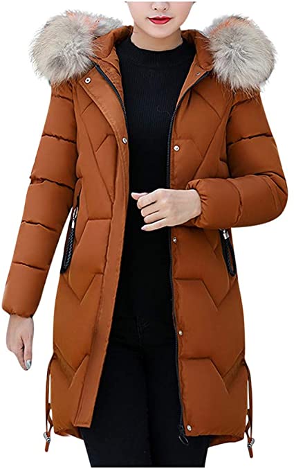 JMETRIE 2019 Womens Ultra Soft Puffer Coat Winter Warm Parka Lightweight Jacket with Faux Fur Trim Plus Size