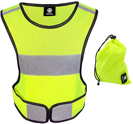 High Visibility Vest. Reflective Running Vest. Reflective Vest for Walking. Safety Reflective Running Gear for Men and Women for Night Running. Reflective Tape Bands Clothing.