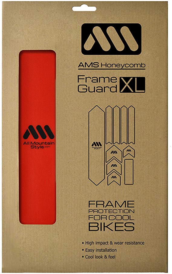 All Mountain Style AMS High Impact Frame Guard Extra – Protects Your Bike from Scratches and dings