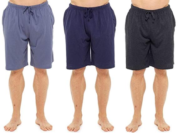 Tom Franks Mens Pack Two Shorts - Cotton Sleepwear Lounge Wear Pyjama Shorts