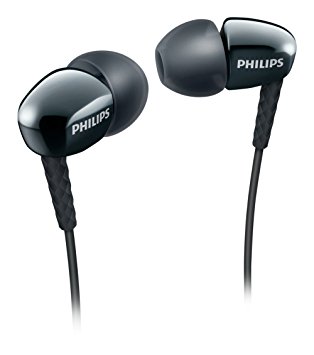 Philips SHE3900BK/27 In-Ear Headphones, Black