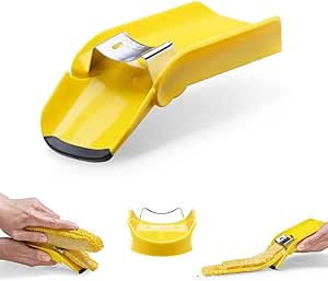 Corn Cob Stripper, Fast Corn Cob Seperater & Peeler, Handheld Corn Peeler, Corn Stripper for Corn On The Cob, Stainless Steel Corn Planer, Easily Peel Your Corn Cobs, Cooked Or Fresh!