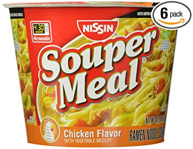 Nissin Souper Meal, Chicken, 4.3 Ounce (Pack of 6)