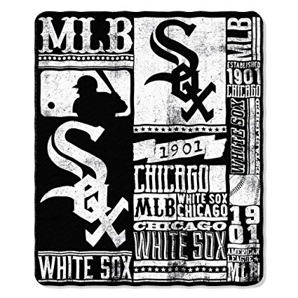 The Northwest Company MLB Men,Unisex-Adult,Women MLB Strength Printed Fleece Throw, 50-inch by 60-inch