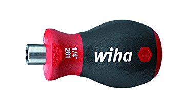 Wiha 28103 Magnetic 1/4 Bit Holder, Stubby, 57mm