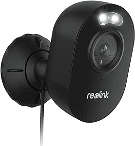 Reolink 2K 4MP Telecamera Wi-Fi Esterno con Rilevamento Smart Persone/Veicoli/Animali, Camera WiFi Dual-band 2,4/5GHz, Avvisi a Spotlight/Sirena, Audio Bidirezionale, Archiviazione Locale, Lumus Nero