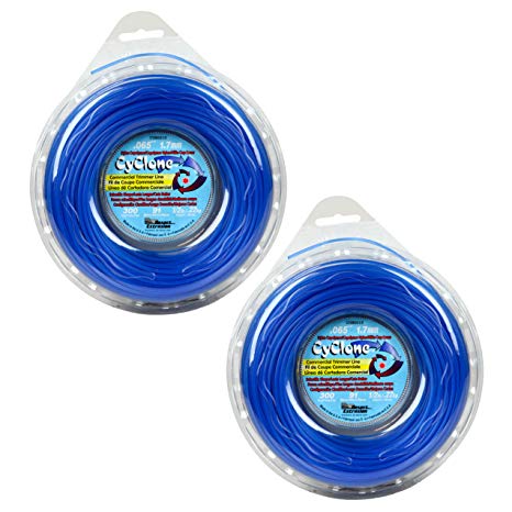 Desert Extrusion Cyclone CY065D1/2 .065"x300' Commercial Trimmer Line Blue [12/Case] (2-Pack)
