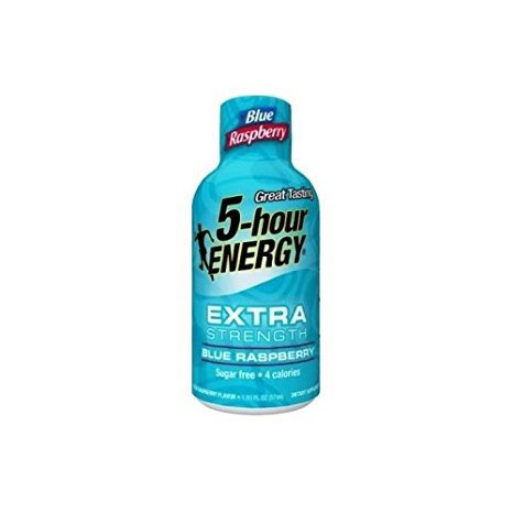 5 Hour Energy Extra Strength, Blue Raspberry, 24 Count