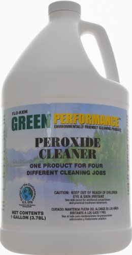 Flo-Kem GP107 Green Performance Peroxide Cleaner with Citrus Fragrance, 1 Gallon Bottle, Clear
