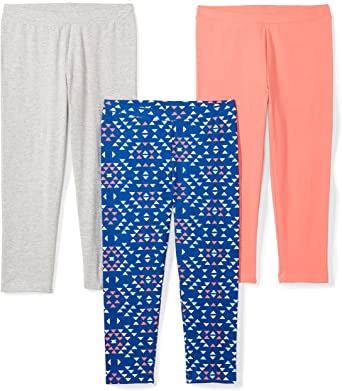 Spotted Zebra Girls' Cropped Capri Leggings