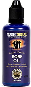 Music Nomad MN702 Bore Oil Cleaner and Conditioner for Wooden Bore Instruments, 2 oz.
