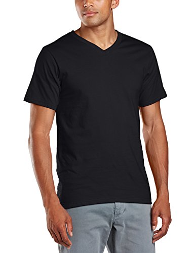 Anvil Men's Basic Cotton V-Neck Short Sleeve T-Shirt