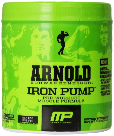 Muscle Pharm Arnold Schwarzenegger Series Iron Pump Raspberry Lemonade 30 servings 635oz