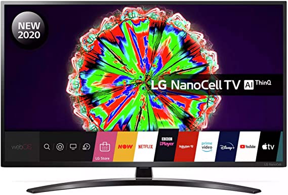 LG 50NANO796NE 50 inch 4K UHD HDR Smart NanoCell TV - Black colour (2020 Model) [Energy Class A]