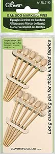 Clover Bamboo Marking Pins 10-Per Package Approximately 2-3/4-Inch