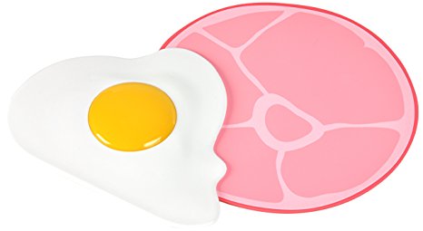 Fred HAM 'N' EGGS Potholder/Trivet and Pan Scraper Set