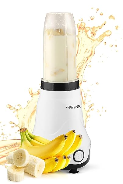 Concord Nutri Blender/Smoothie Maker | 500 Watts | Mixer-Grinder-Blender | 2 SS Blades |2 Unbreakable Jars | 20000 RPM