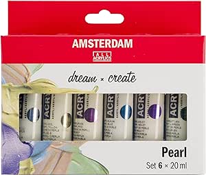 Amsterdam Acrylic 20Ml 6-Color Set Pearl