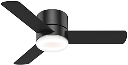 Hunter 59453 Transitional 44``Ceiling Fan from Minimus Collection in Black Finish,