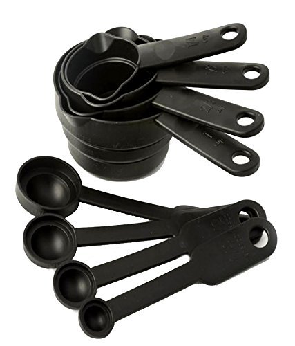 BEAUT-Premium Baking Measurement Measuring Cups and Spoons Set - 8 Pieces Set-B015652