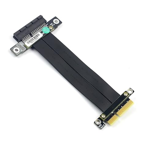 10Gtek PCIe 3.0 Extension Cable, X4 to X4, M to F, Straight to Straight, Cable Length 20cm, P322MF1120