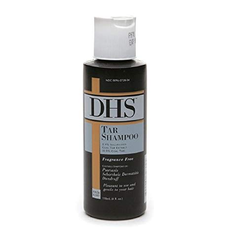 DHS Tar Shampoo Relievrs Psoriasis, Seborrheic dermatitis Dandruff, 4 Oz