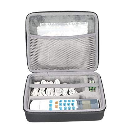 co2crea Hard Travel Case for HealthmateForever YK15AB TENS unit Electronic Pulse Massager Tennis Elbow (Size L)