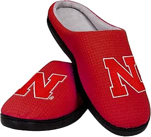 FOCO NCAA Mens Memory Foam Slide Slippers