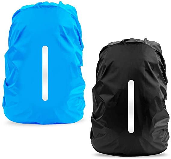 LAMA 2 Pack Waterproof Rain Cover for Backpack, Reflective Rucksack Rain Cover for Anti-dust/Anti-Theft/Bicycling/Hiking/Camping/Traveling/Outdoor Activities