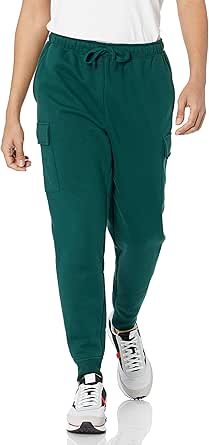 Amazon Essentials Men's Cargo Fleece Jogger Sweatpant