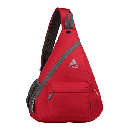 Kimlee 27L Nylon Sling Bag Sling Backpack Single Shoulder Backpack School Laptop Backpack