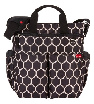 Skip Hop Duo Signature Diaper Bag, Onyx Tile