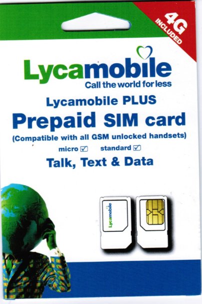 Lycamobile Dual SIM Card