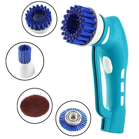 Power Scrubber,PowerDoF MINI Handle Electric Washing Machine for Kitchen Bathroom with Rechargeable Battery