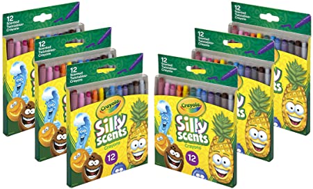 Crayola Silly Scents Twistables Crayons, Bulk Crayon Set, 6 Sets