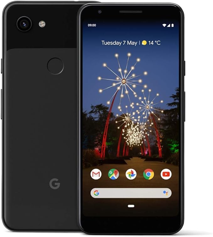 Google Pixel 3a 14,2 cm (5.6") 4 GB 64 GB 4G Negro 3000 mAh - Smartphone (14,2 cm (5.6"), 4 GB, 64 GB, 12,2 MP, Android 9.0, Negro)