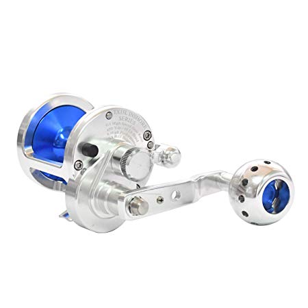 GOMEXUS Saltwater Reel Jigging High Speed Super Light for Inshore River Bay and Ocean Fishing Right and Left 15W 30lbs Silky Smooth and Solid 10-Year Test