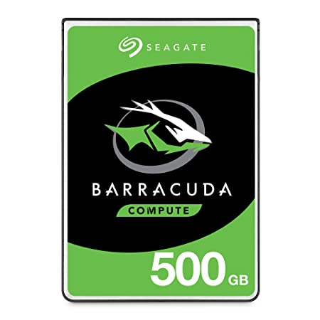 Seagate Barracuda 500GB Internal Hard Drive HDD – 2.5 Inch SATA 6 Gb/s 5400 RPM 128MB Cache for PC Laptop (ST500LM030)