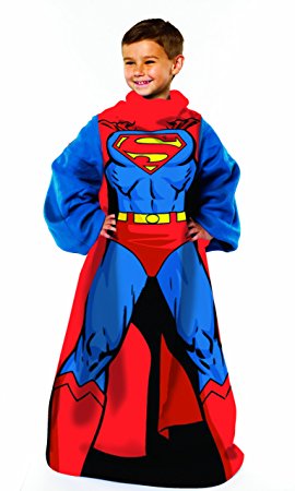 Warner Brothers "Superman, Being Superman" Youth Comfy Throw