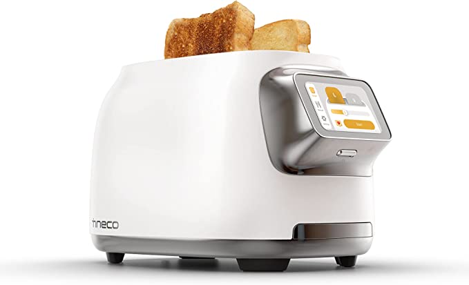 Tineco TOASTY ONE Smart Toaster, with Touchscreen, 2-Slice Toast Individually, Auto Lift and Lowers, High-End Stainless Steel Design with Limitless Toasting Adjustment, Fresh, Reheat and Frozen