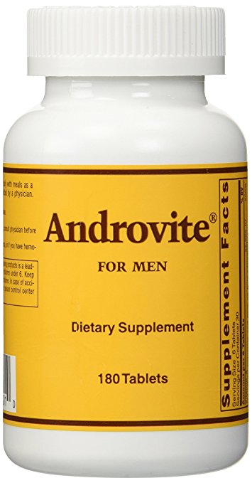 OPTIMOX Androvite Dietary Supplement for Men, 180 Count
