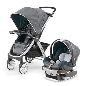 Chicco Bravo Trio Travel System - Poetic | Grey