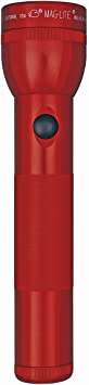 Maglite LED 2-Cell D Flashlight in Display Box, Red
