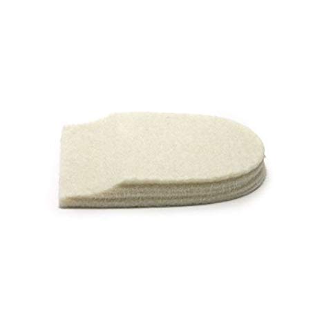 Felt Heel Cushion Pad 1/4" with Adhesive for Pain Relief - 2 Pairs